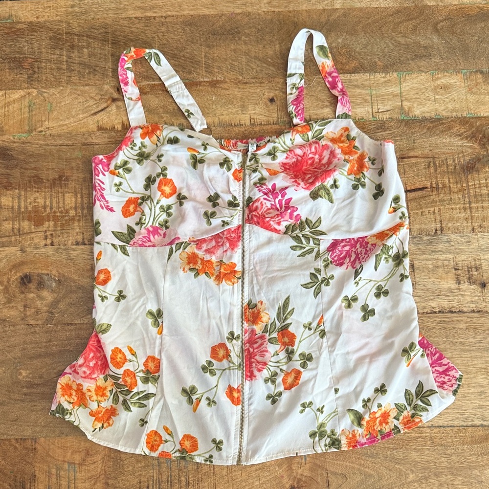 Floral Print Women's Top